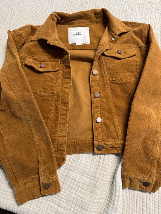 O'Neill Jackets & Blazers - O'Neill Corduroy Shacket in Caramel Brown